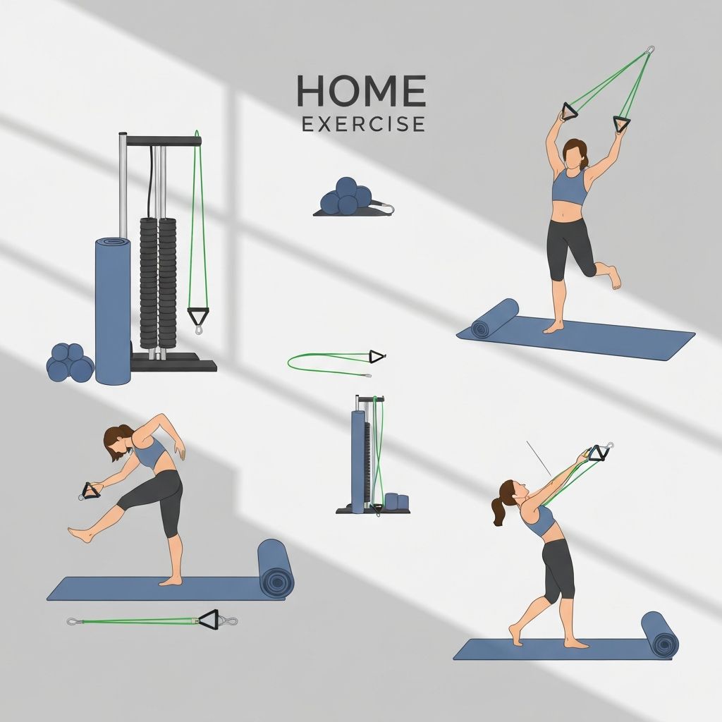 Ilustracja edukacyjna akcesoriów treningowych